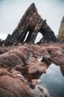 Blackchurch rock at low tide