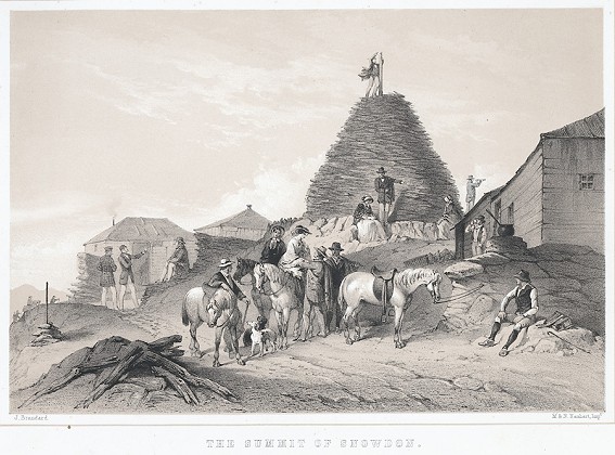 The Summit of Snowdon, 1853  © UKC Articles