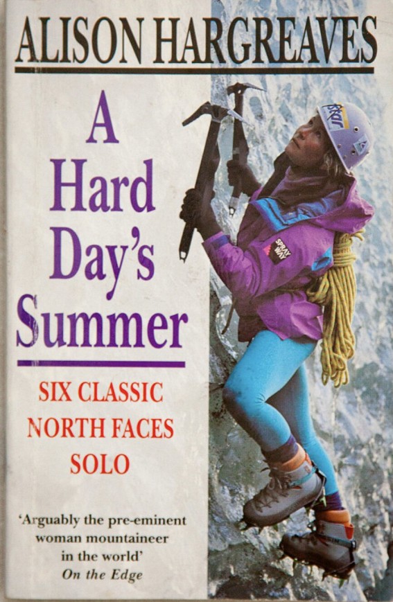 Alison's book, written after her Alpine north face achievement.  © UKC Articles