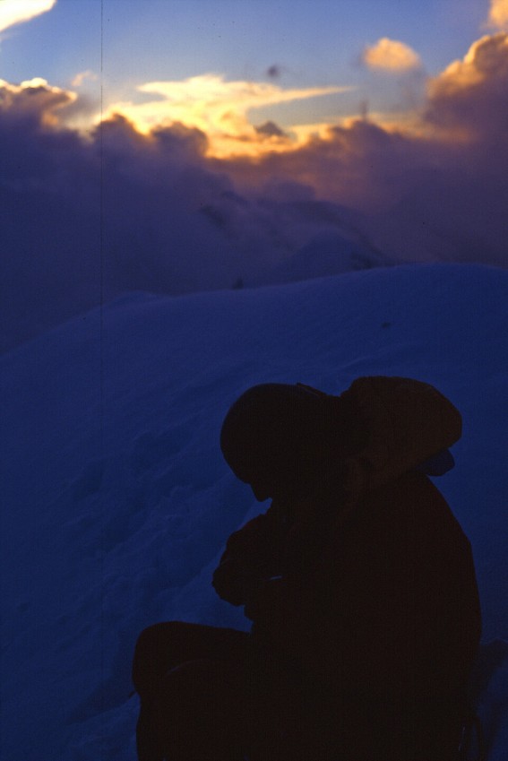 Athol on the summit of Thalay Sagar, 19 September 1997.  © Andy Lindblade