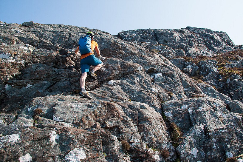 It's well-balanced when climbing or scrambling  © Dan Bailey