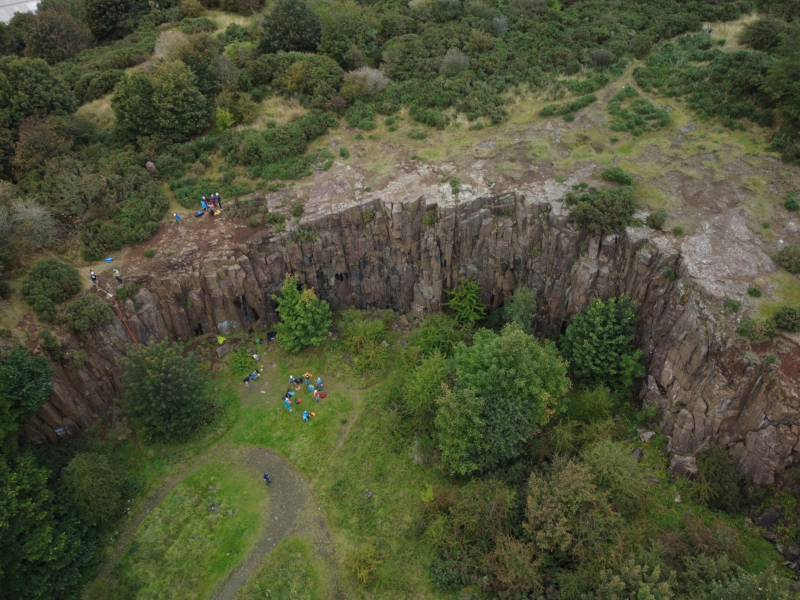 Rosyth Quarry aerial  © Bki26