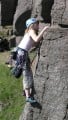 Which cam do I need? ... the one I haven't got! - Caralynr climbing Nozag (VS 4c) at Castle Naze