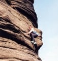 Gordon on Herford's Route (HVS 5a), The Pagoda, Kinder Scout