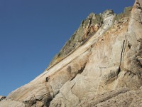An exhilarating solo of The Devil's Slide, my 400ft intro to Lundy