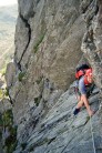 Knights move, Grooved Arete, Tryfan