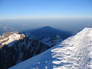 The shadow of Mont Blanc