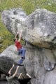The classic 'must do' 7a in Fontainebleau