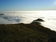 The island of Wansfell from High Pike, Cumbria.