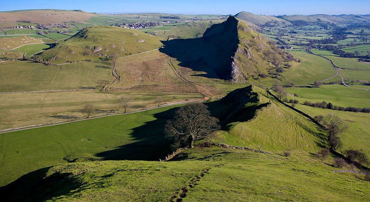 Reef Atolls in The Peak?  Must be Global Warming.  Chrome Hill to ParkHouse Hill.  © ChrisJD