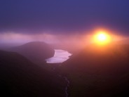 Sunset over Wast Water (from the top of The Napes)