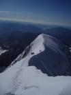 Weissmies summit ridge