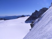 Looking across the North face of the Tete Blanche (AD) and the Trient Plateau.
